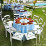 Locação Mesas e Cadeiras Madeira Campo Grande RJ