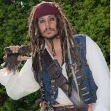 Sósia Capitão Jack Sparrow - Piratas do Caribe