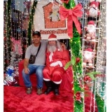 papai noel natal na loja , festa confraternizao