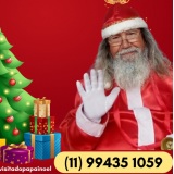 Papai Noel para visita e ao de natal e eventos