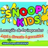 Snoopy Kids -Locao de Brinquedos /mesas e cadeir