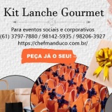 Kit Lanche para eventos e viagens - Buffet Manduco