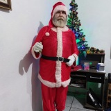 Papai Noel para visita de natal.