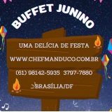 Buffet para festa junina em Braslia DF