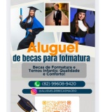 Aluguel de Becas e Togas Jurdicas em Alagoas