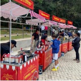 Carrinhos de comidas, buffet infantil , buffet cor