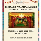 Decora��o e buffet para festas e eventos juninos e