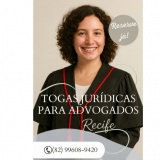 Togas Jurídicas para Advogado Caruaru