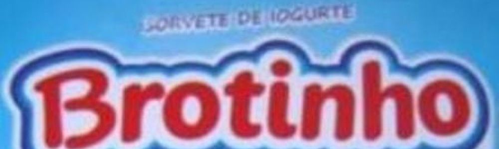 Sorvete de Iogurte Cremoso Brotinho em s�che de 85g.