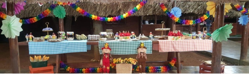 Decoração e buffet para Festa Junina