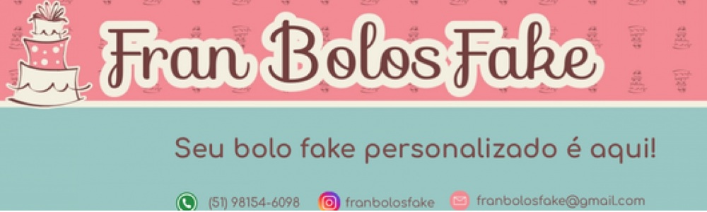 Fran Bolos Fake - Seu bolo falso personalizado  aqui!