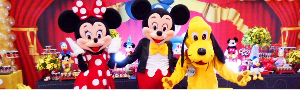 Mickey e Minnie Cover personagens vivos