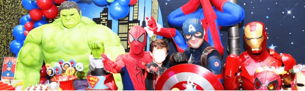 Herois Vingadores cover Personagens Vivos Animao Festas Infantil