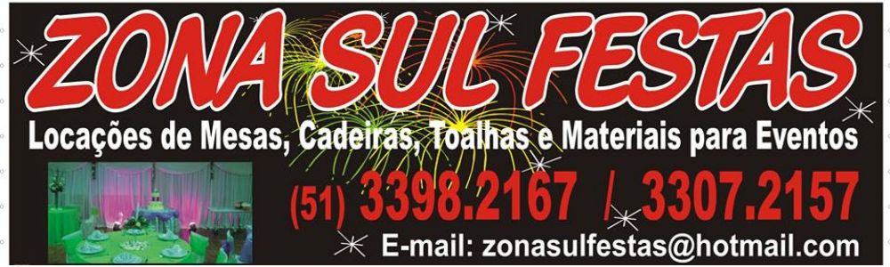 Zona Sul Festas - Locações para o seu evento no Rio Grande do Sul