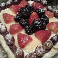 Torta de massa folhada e frutas vermelhas - Refrescante e deliciosa...