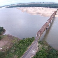 Ponte sobre o rio Ibicu - RS