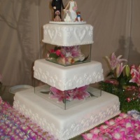 bolo de casamento e doces