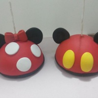 Velas Personalizadas - Minnie e Mickey