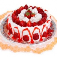 Bolo Merengue Morango