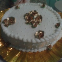 bolo bodas de ouro