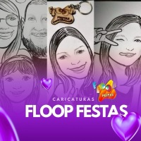 Caricaturas para festa - Floop festas