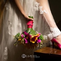 Sapato de Noiva Pink com salto de 07 cm