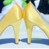 Sapato de Noiva Amarelo