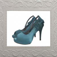 Sapato de Noiva Azul Tiffany