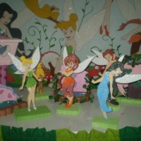 Decora��o Tinker Bell e as fadas
