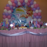 Decora��o Barbie Vida de Sereia