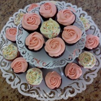 Cupcakes em rosa