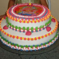 bolo personalizado com papel de arroz.