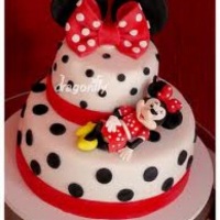 bolo da minnie.
