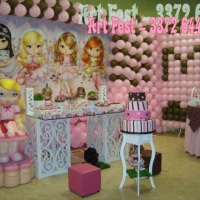 DECORA��O DA MESA CENTRAL - FESTA DA JOLIE