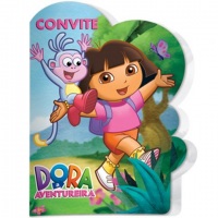 Convite de Aniversrio Dora a Aventureira