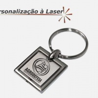 Chaveiro Met�lico Personalizado � Laser