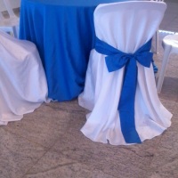 toalha azul royal