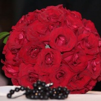 Bouquet de rosas vermelhas