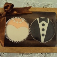 Cup Cake Casal de Noivos