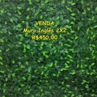 Muro Ingls: VENDA R$450,00+Frete "sob consulta".
Confeccionado c/ Folhas de Ficus, Forra
