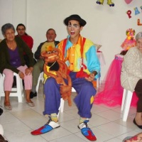 Palha�o e o macaco Piolho