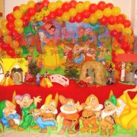 Decora��o Branca de Neve