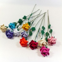Mini Rosas de Origami