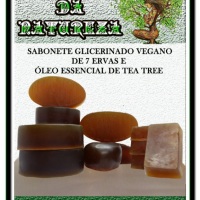 Sabonete Glicerinado Vegano Artesanal de Tea Tree (Melaleuca)