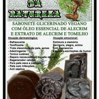 Sabonete Glicerinado Vegano Artesanal de Alecrim e Tomilho