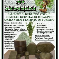 Sabonete Glicerinado Vegano Artesanal de Argila Verde com Eucalipto e Tomilho