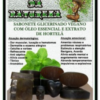 Sabonete Glicerinado Vegano Artesanal de Hortel