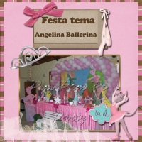 Mesa da Angelina Ballerina- Bailarina