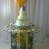 mesa do bolo casamento
