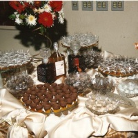 mesa de chocolates
